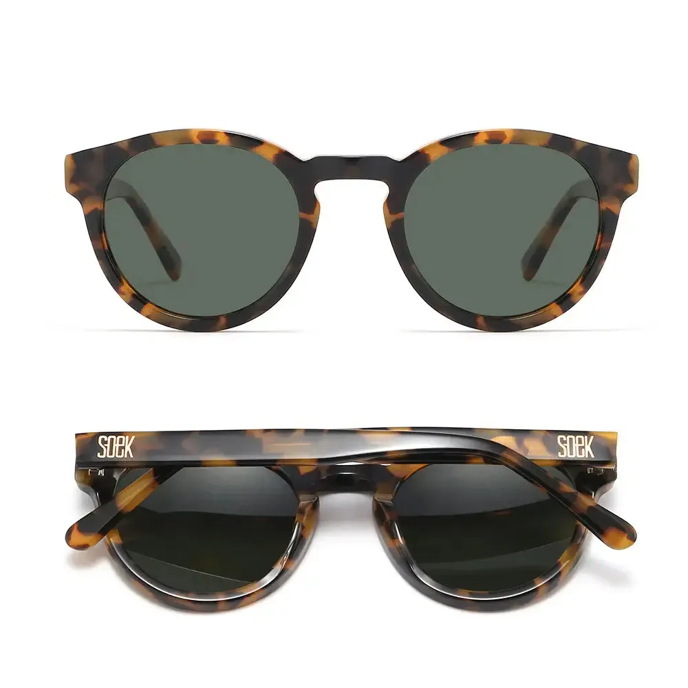 Soek Sunglasses - Otis Honey Tortoise -Bio Acetate Ivory Tortoise Frame