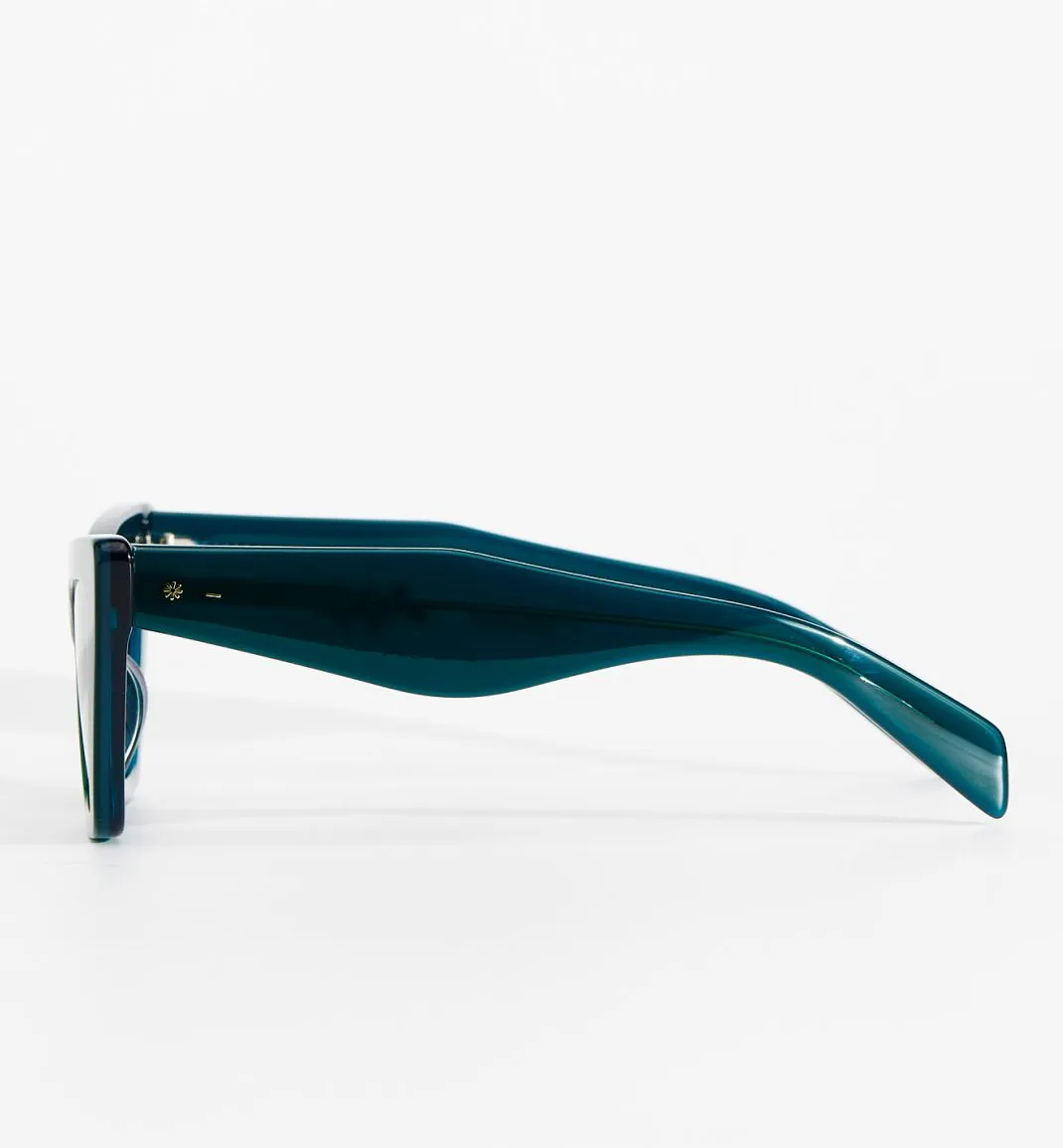 Solar Queen Bio-Acetate Sunglasses - Milky Emerald with Smoke Lens