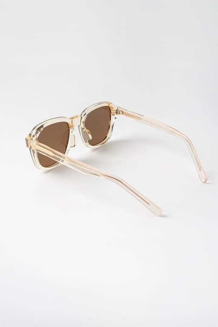 Square Sunglasses - Brown