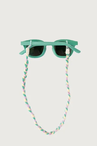 Sunglasses Cord - Cream | Bright Green - Purple - Mellow Yellow