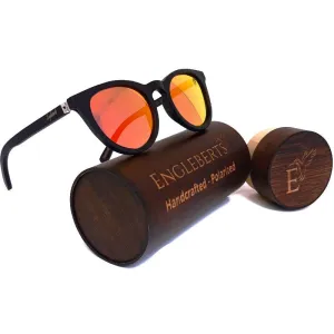 Sunset Mirror Polarized Shades: Black Bamboo Edition