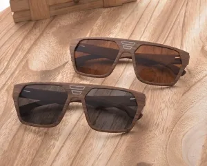 Unique Y2K Wood Sunglasses