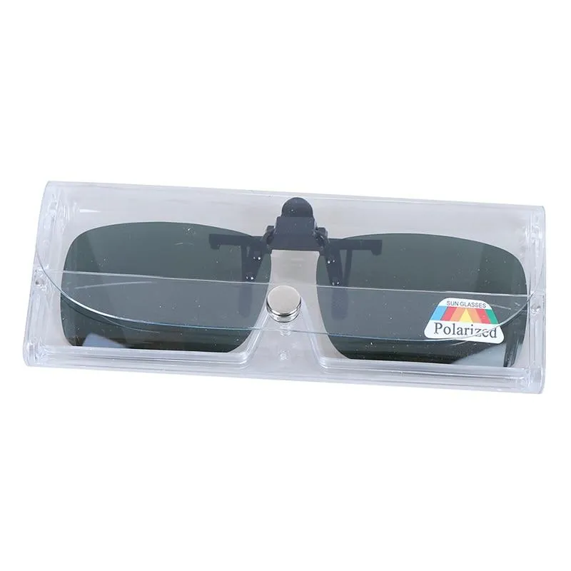 Unisex Clip-on Polarised Day Night Vision Driving Glasses