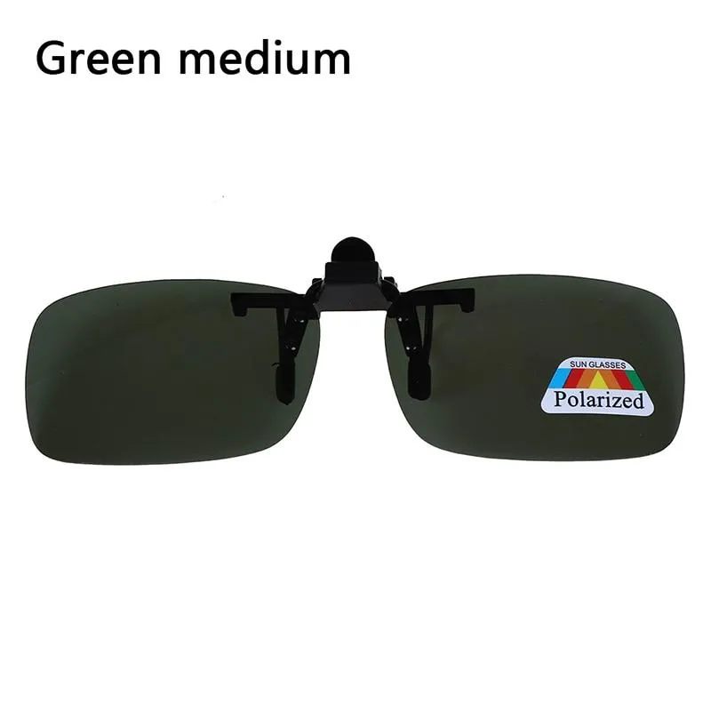 Unisex Clip-on Polarised Day Night Vision Driving Glasses