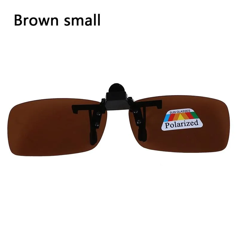 Unisex Clip-on Polarised Day Night Vision Driving Glasses