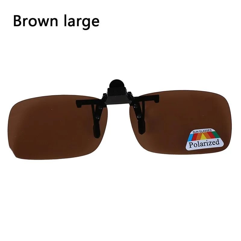 Unisex Clip-on Polarised Day Night Vision Driving Glasses