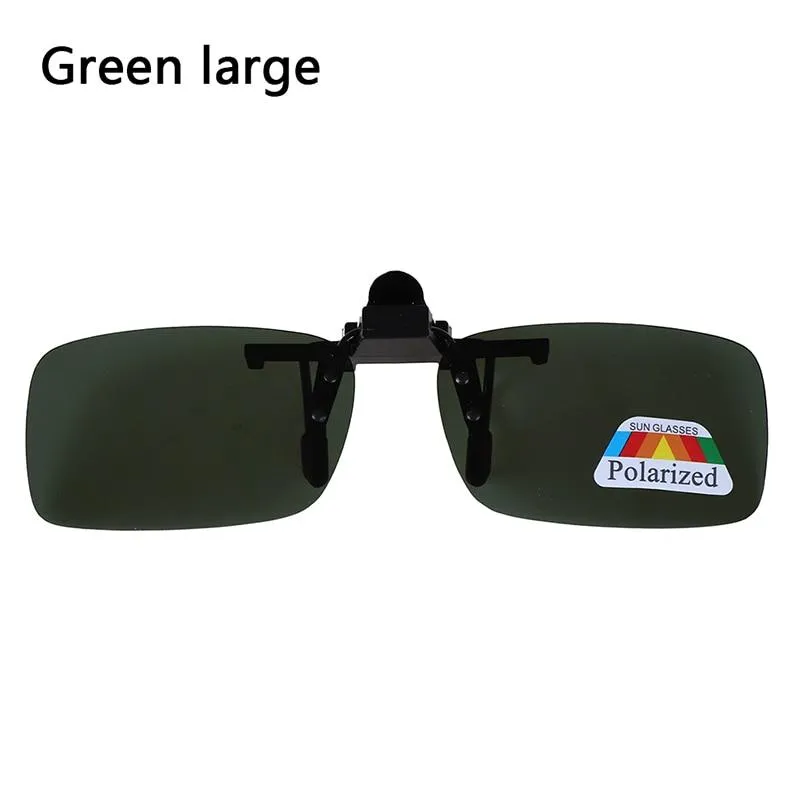 Unisex Clip-on Polarised Day Night Vision Driving Glasses