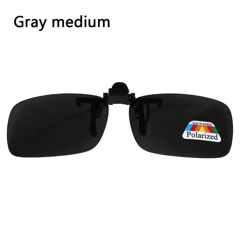 Unisex Clip-on Polarised Day Night Vision Driving Glasses