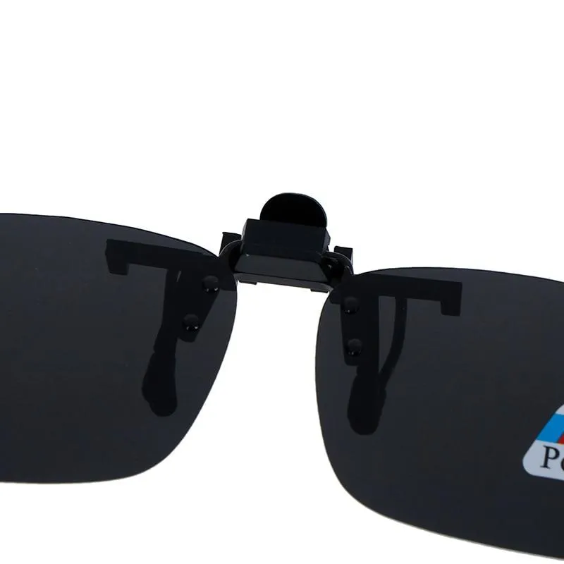 Unisex Clip-on Polarised Day Night Vision Driving Glasses