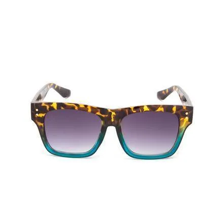 Unisex Retro Square Acetate Sunglasses Wild Cat