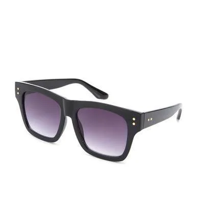 Unisex Retro Square Acetate Sunglasses Wild Cat