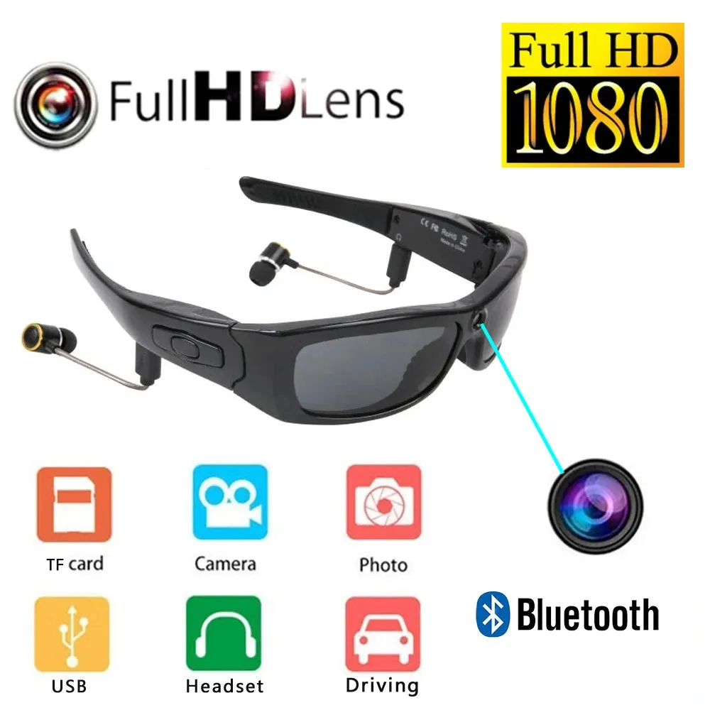 Video Spy Sunglasses HD 1080P