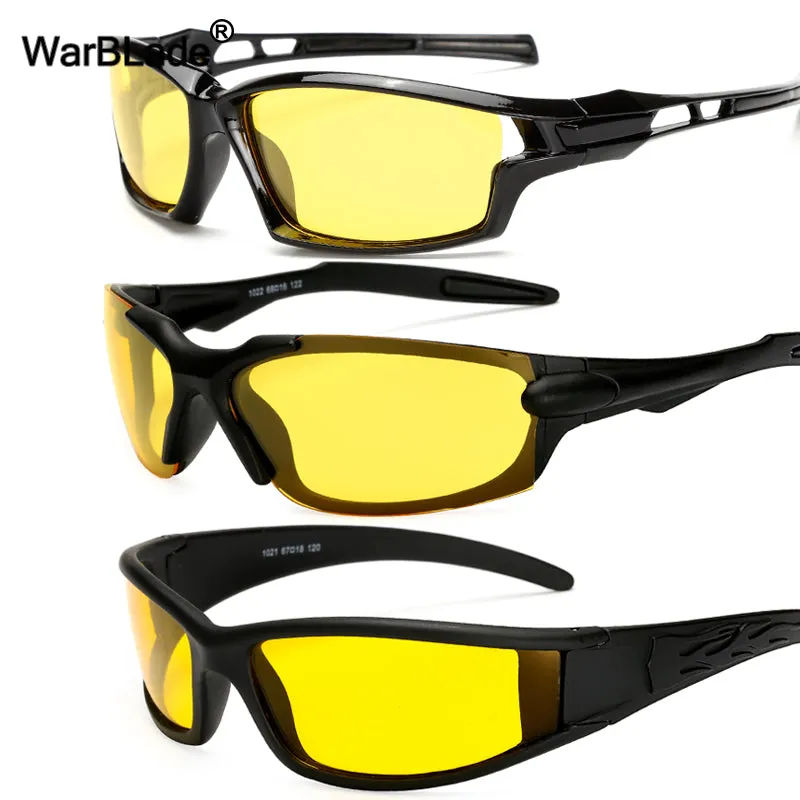 Warblade Men's Full Rim Square Alloy Polarized Sunglasses Kp1102