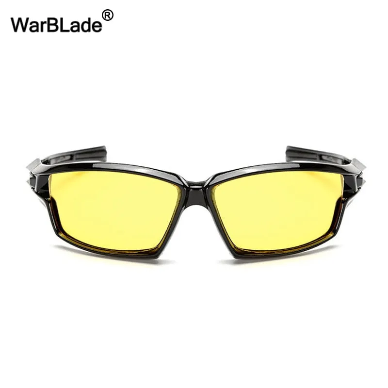 Warblade Men's Full Rim Square Alloy Polarized Sunglasses Kp1102