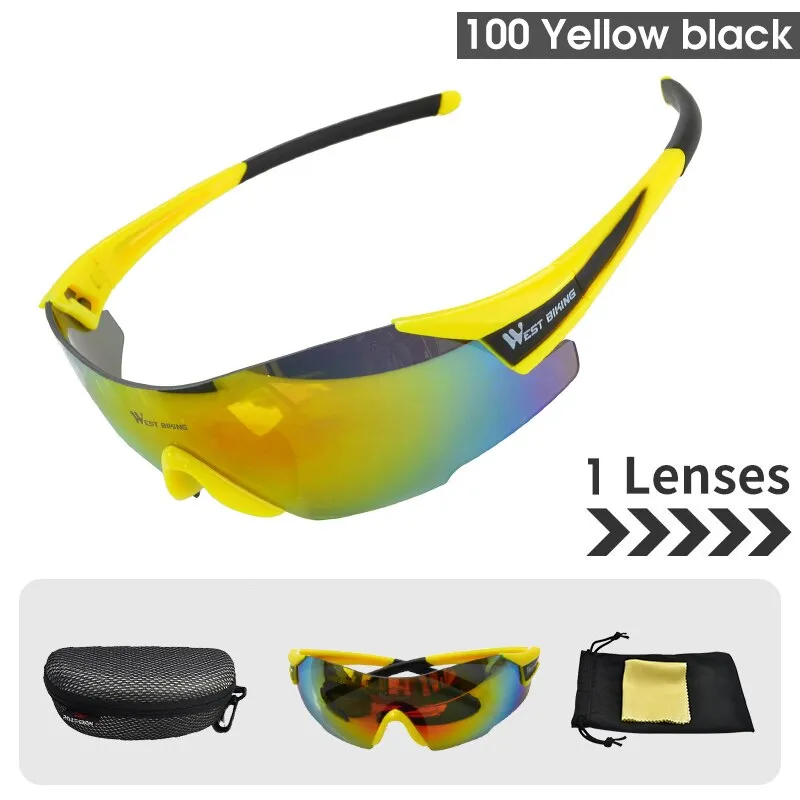 West Biking Unisex Semi Rim Tr 90 Polarized Sport Sunglasses YP0703141