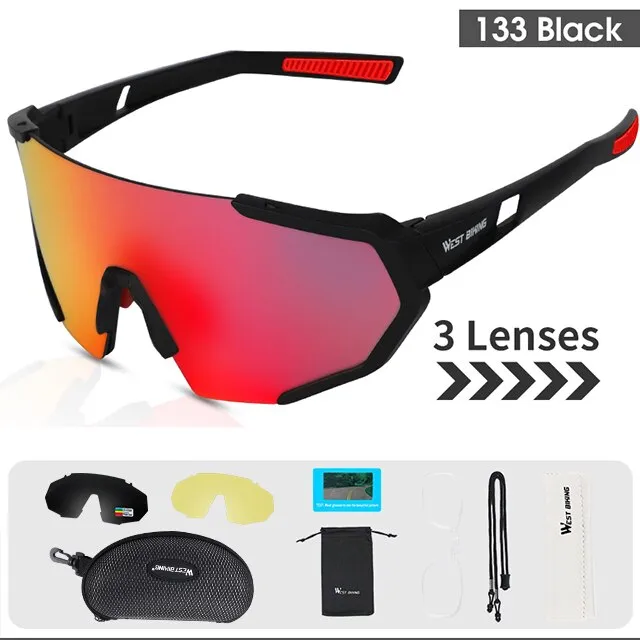 West Biking Unisex Semi Rim Tr 90 Polarized Sport Sunglasses YP0703141