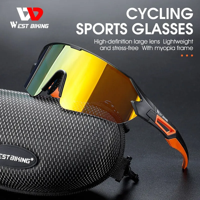 West Biking Unisex Semi Rim Tr 90 Polarized Sport Sunglasses YP0703141