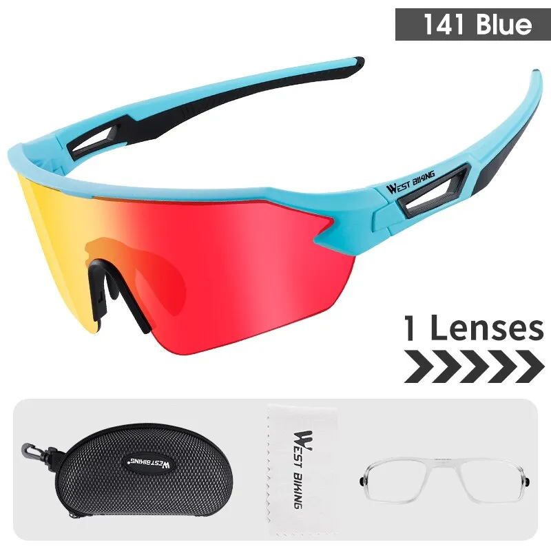 West Biking Unisex Semi Rim Tr 90 Polarized Sport Sunglasses YP0703141