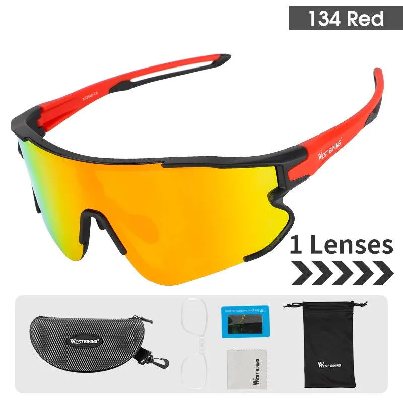 West Biking Unisex Semi Rim Tr 90 Polarized Sport Sunglasses YP0703141