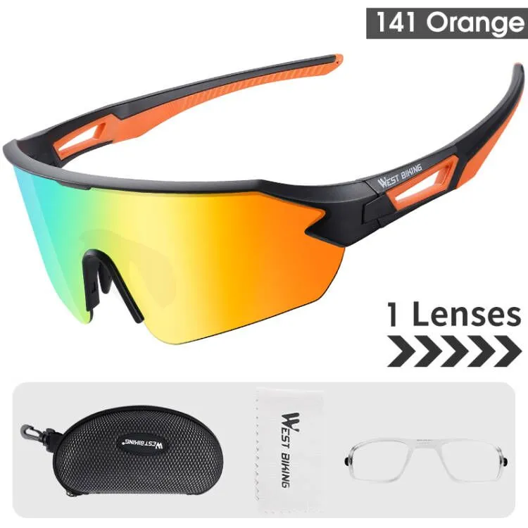 West Biking Unisex Semi Rim Tr 90 Polarized Sport Sunglasses YP0703141