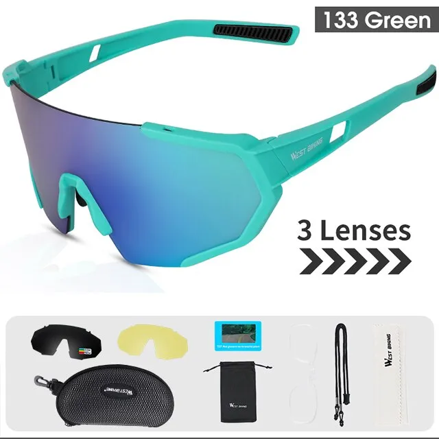 West Biking Unisex Semi Rim Tr 90 Polarized Sport Sunglasses YP0703141