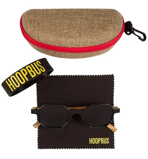 Wood Sunglasses Hoop Bus Collaboration with Woodies USA